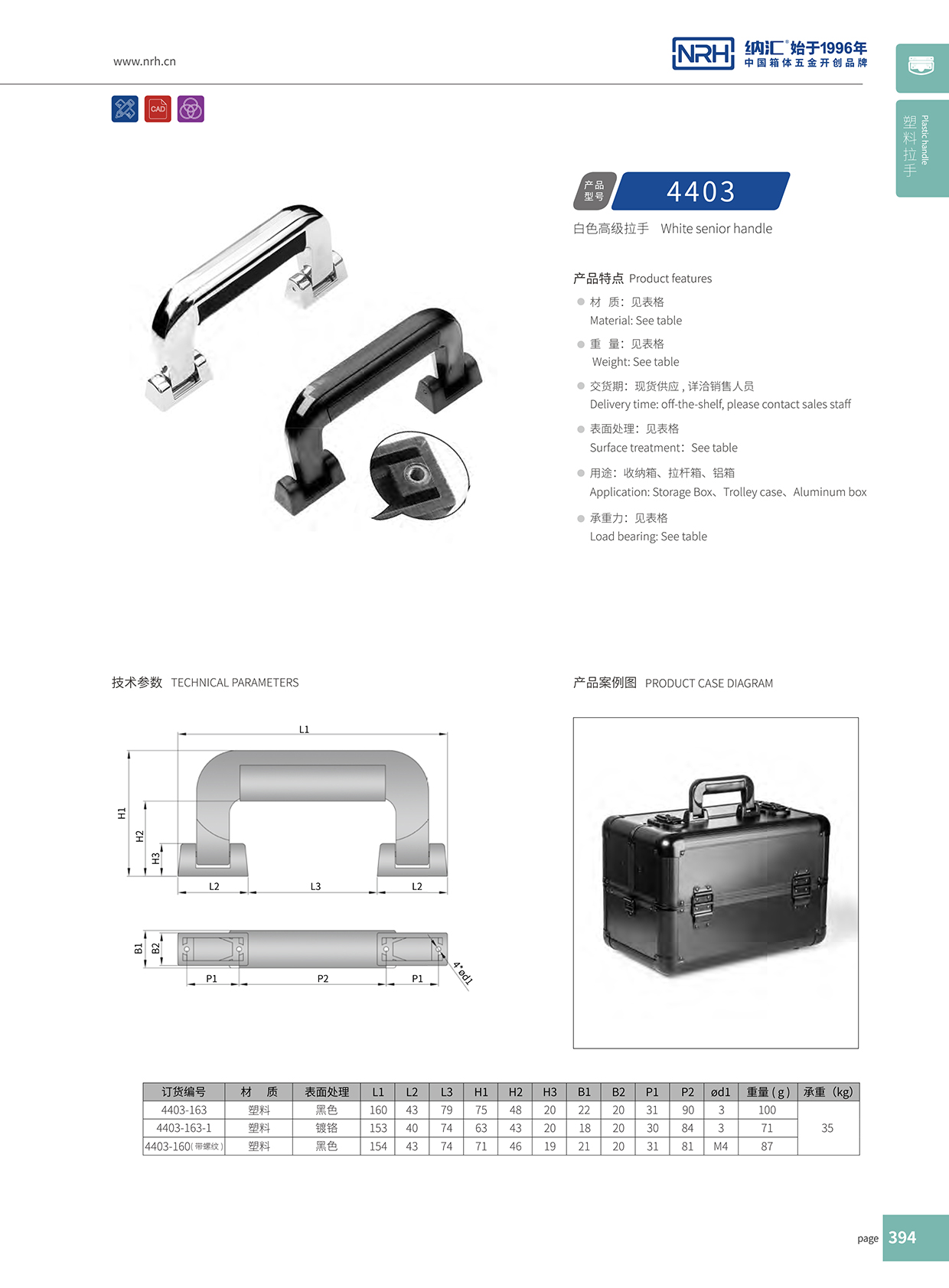 猪猪视频APP下载链接/NRH 4403-163 工具箱把手